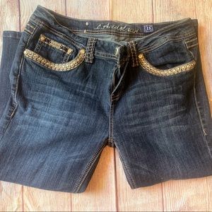 LA Idol, size 13 , blinged out, excellent condition, Capris